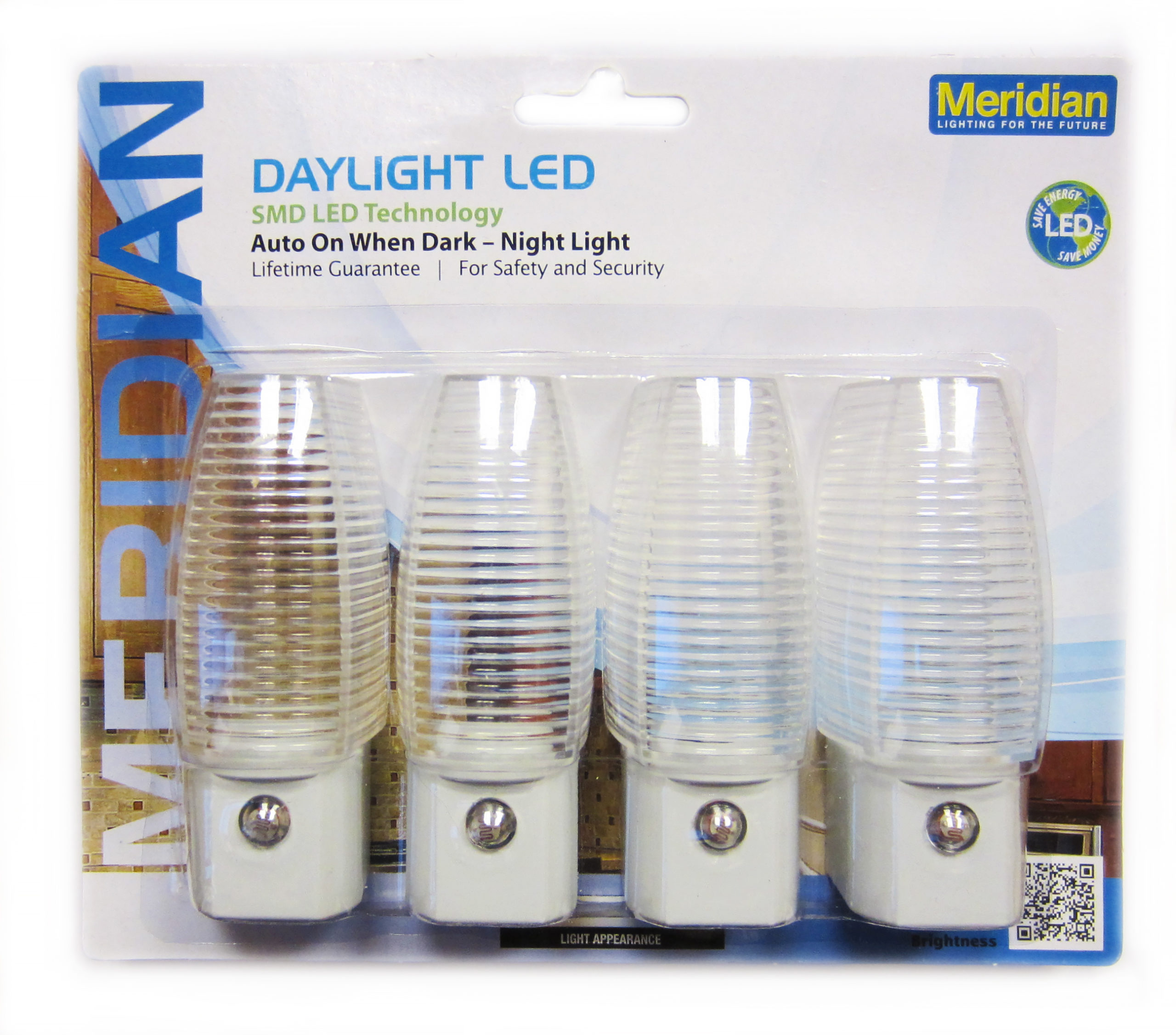 Great Value Daylight LED Manual White Night Light 1PK 